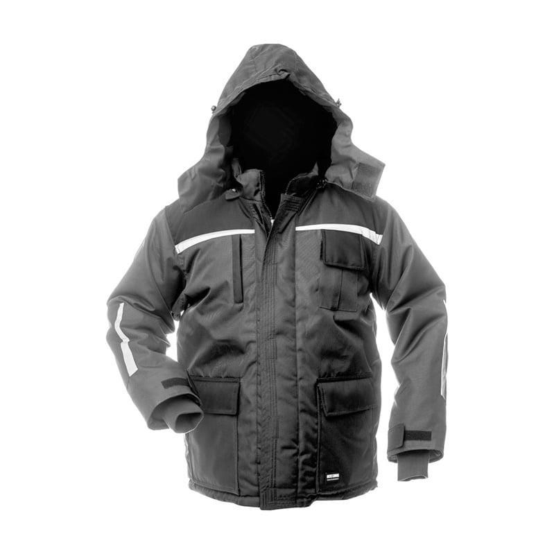 No name JACKET LONG ARCT GREY/BLACK