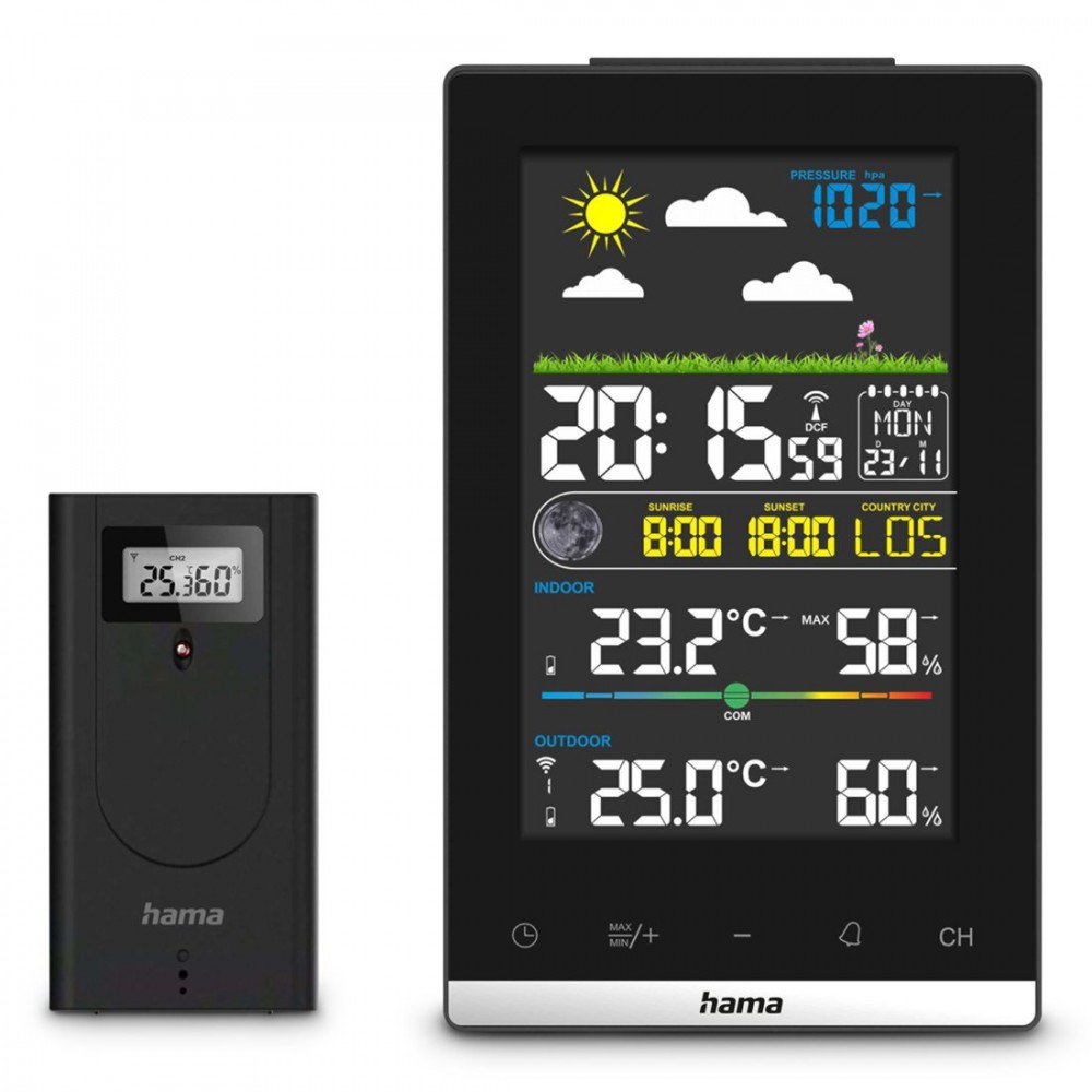 Hama  jamaica weather station black |