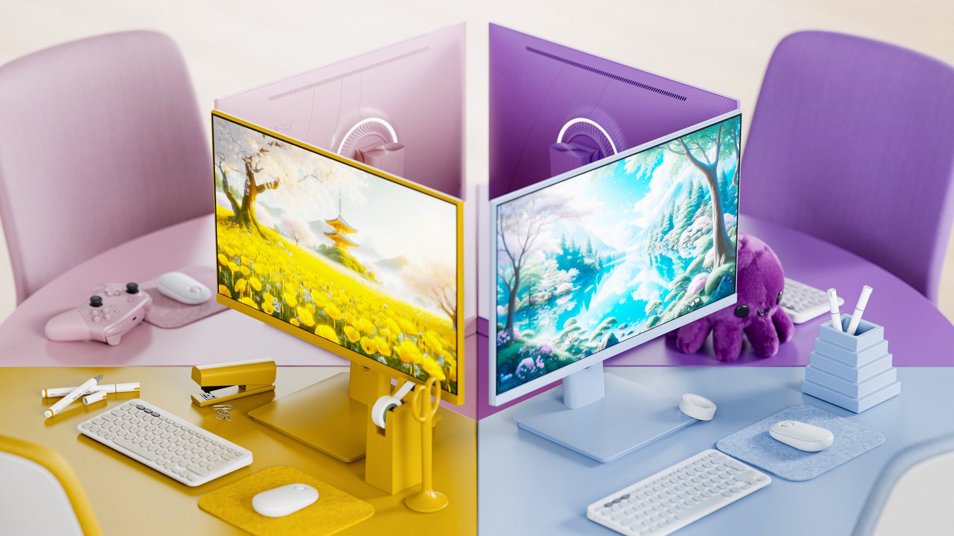 No name JAPANNEXT JN-I238FHD120F-HSP-W computer monitor