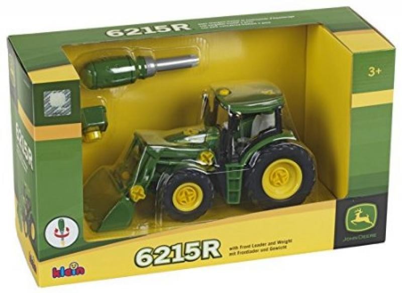 Klein John Deere tractor with weight