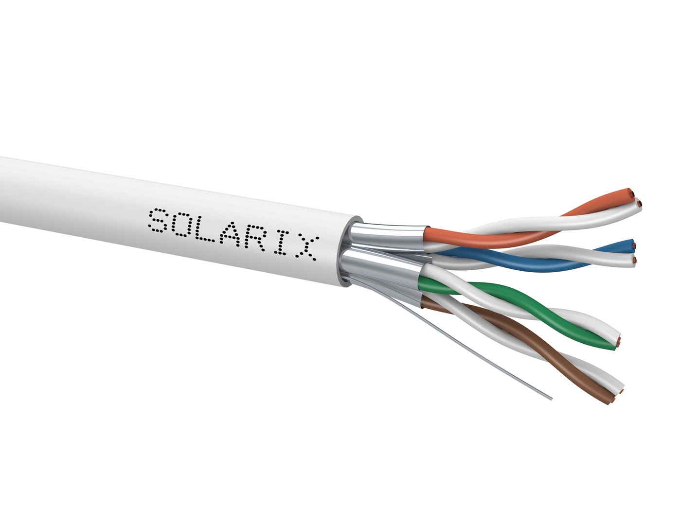 SOLARIX KABEL SKRĘTKA  CAT.6A F/FTP
