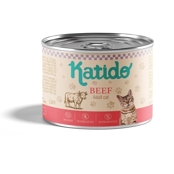 Katido  Beef - wet cat food