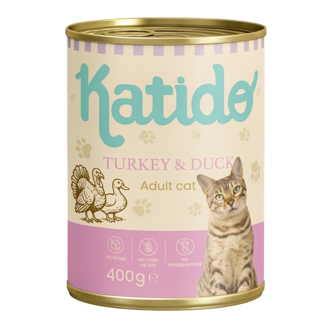 Katido Turkey with duck - wet