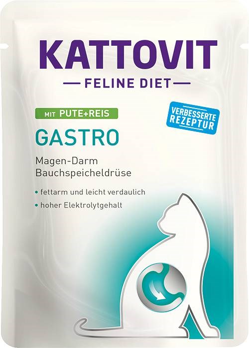 KATTOVIT  Feline Diet Gastro Turkey with