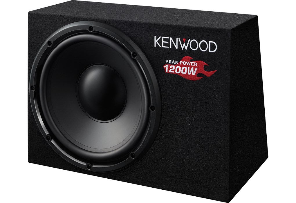 Kenwood KSC-W1200B car subwoofer Pre-loaded subwoofer
