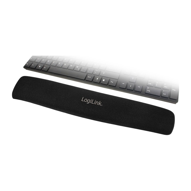 LogiLink Keyboard gel pad, black |