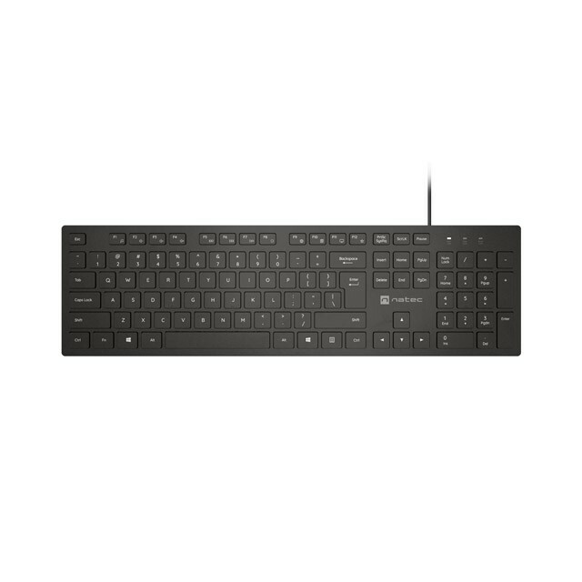 NATEC Keyboard Herring US Slim multimedia