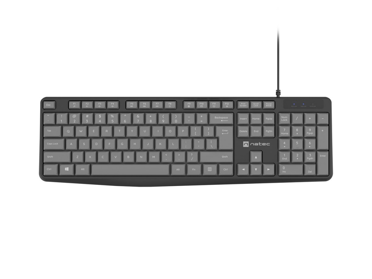 NATEC Keyboard Nautilus US slim |