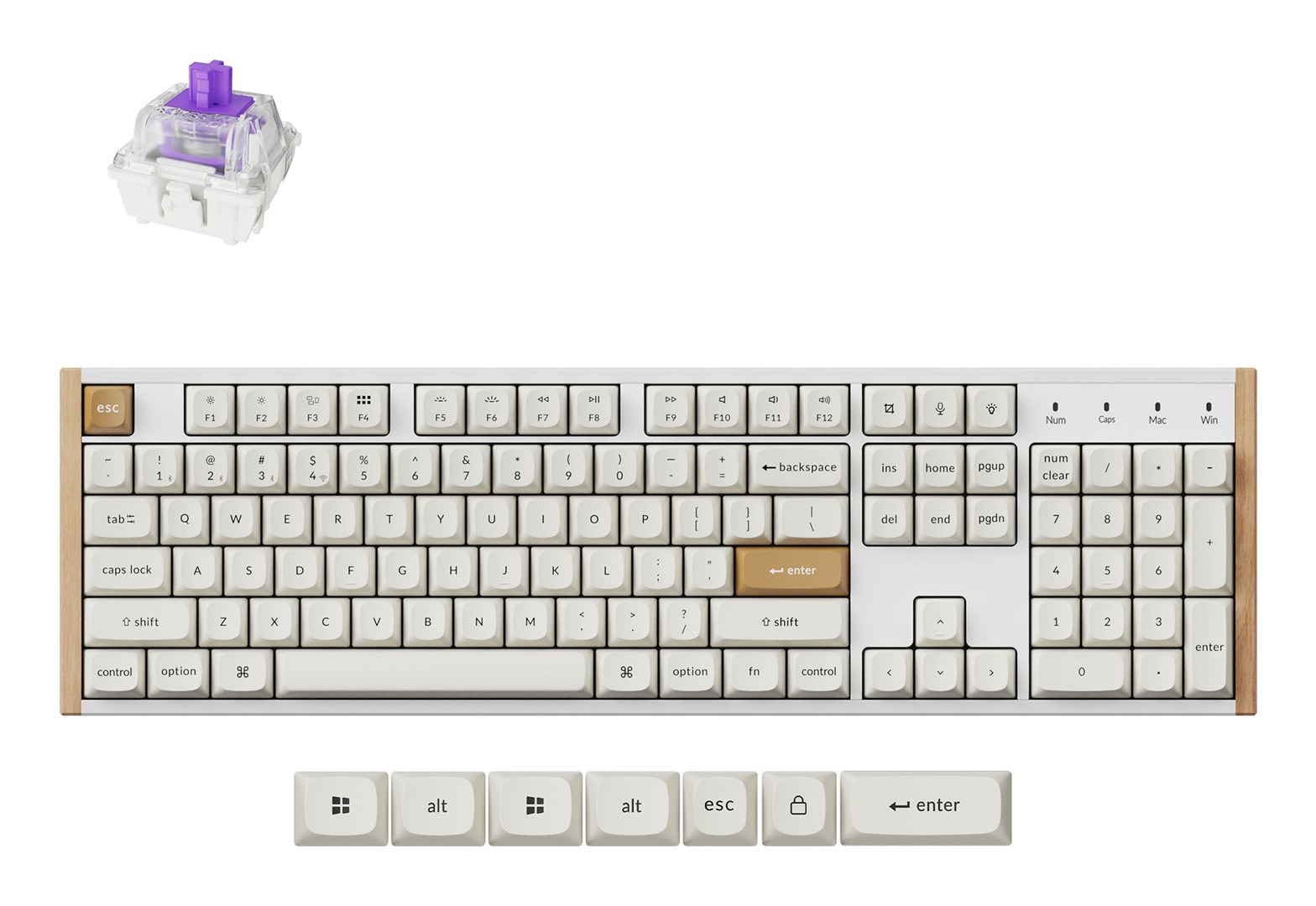 No name Keychron K10 HE keyboard