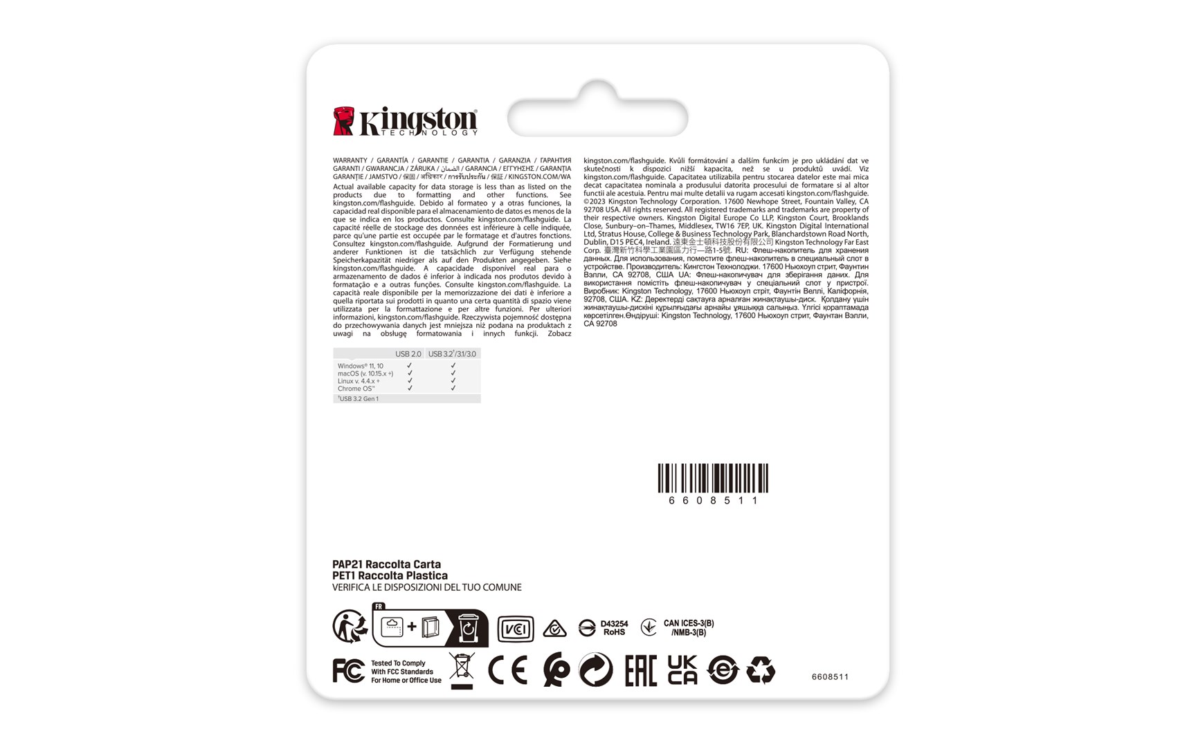 KINGSTON  Pendrive Data Traveler DTSE9G3 256GB