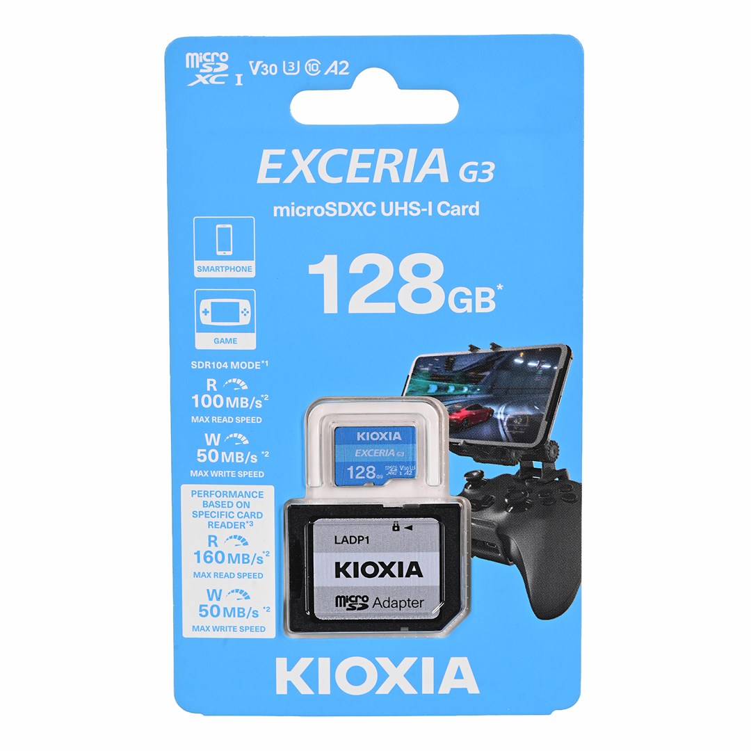 Kioxia Memory Card microSD 128GB Gen3