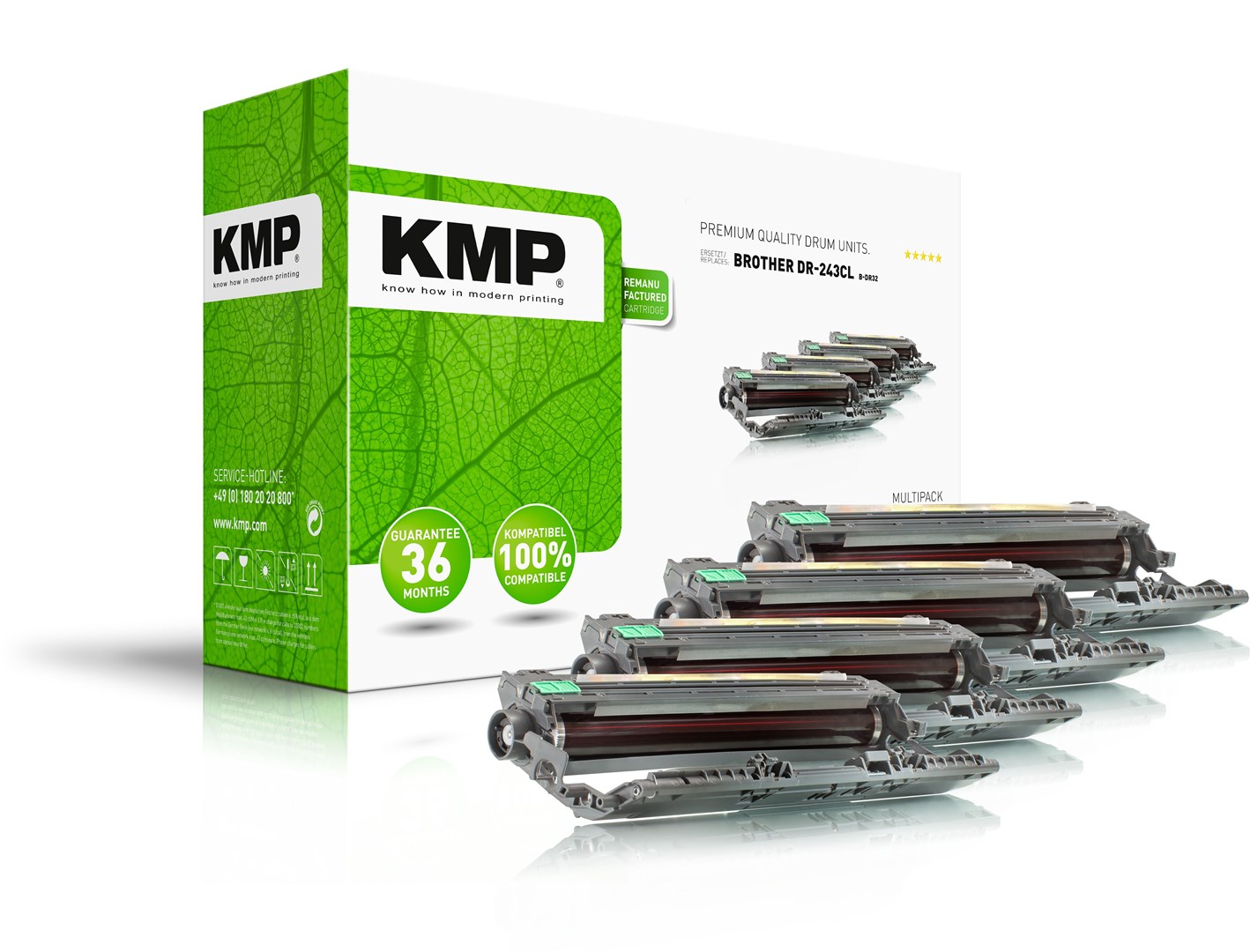 KMP  B-DR32 toner cartridge 4 pc(s)