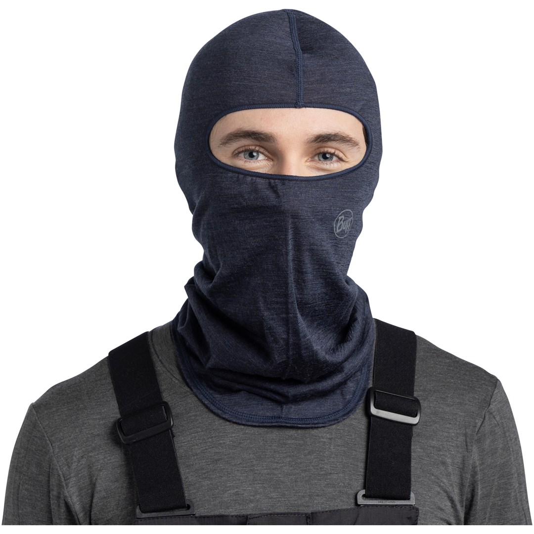 Buff Kominiarka  MERINO LIGHTWEIGHT BALACLAVA SOLID