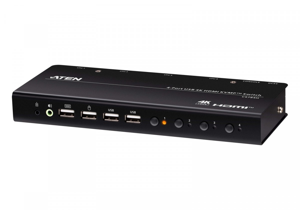 ATEN KVMP Switch 4-Port USB 4K