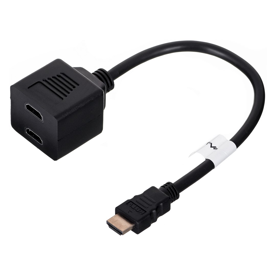 LANBERG  AD-0019-BK video splitter HDMI 2x