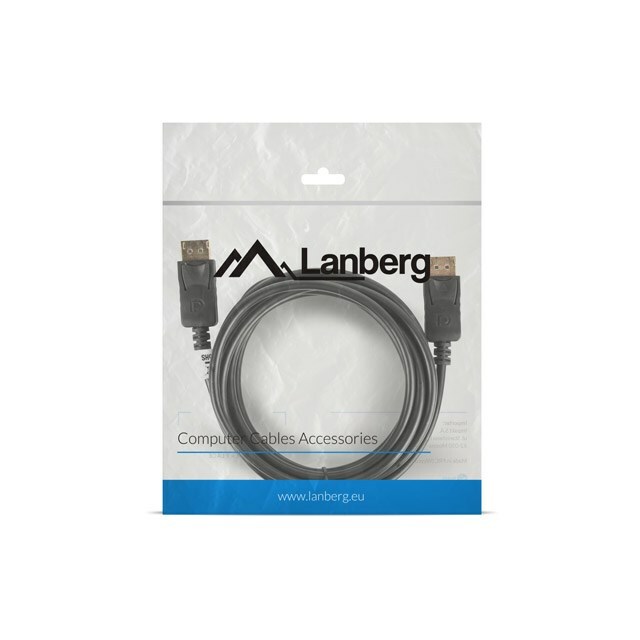 LANBERG Cable DisplayPort M/M 4K 3M