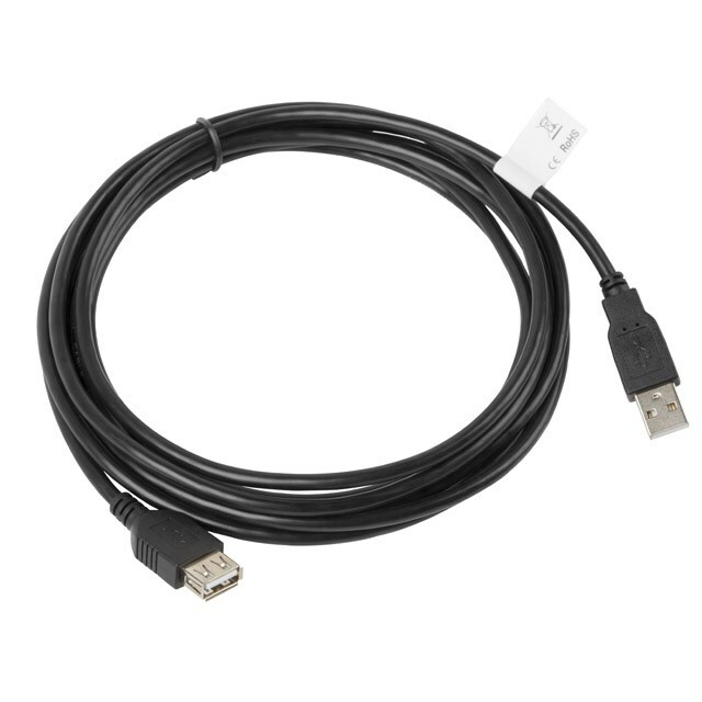 LANBERG  CA-USBE-10CC-0030-BK USB cable USB 2