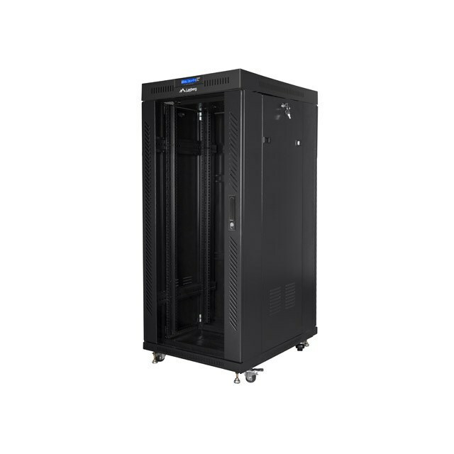 LANBERG FF01-8027-12BL rack cabinet 27U Freestanding