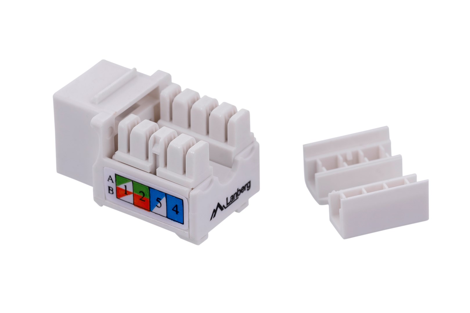 LANBERG Modul keystone gniazdo RJ45 UTP
