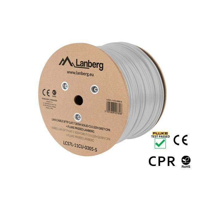 LANBERG  LCS7L-11CU-0305-S networking cable White 305