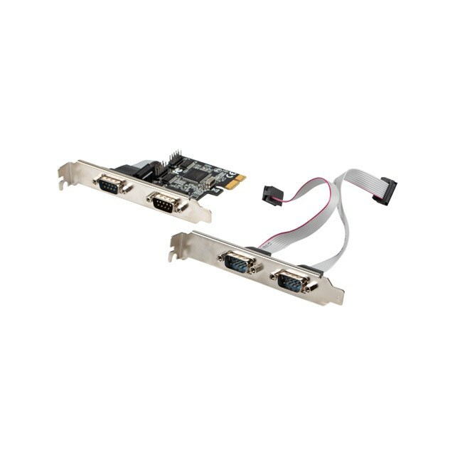 LANBERG PCI Express card 4x COM
