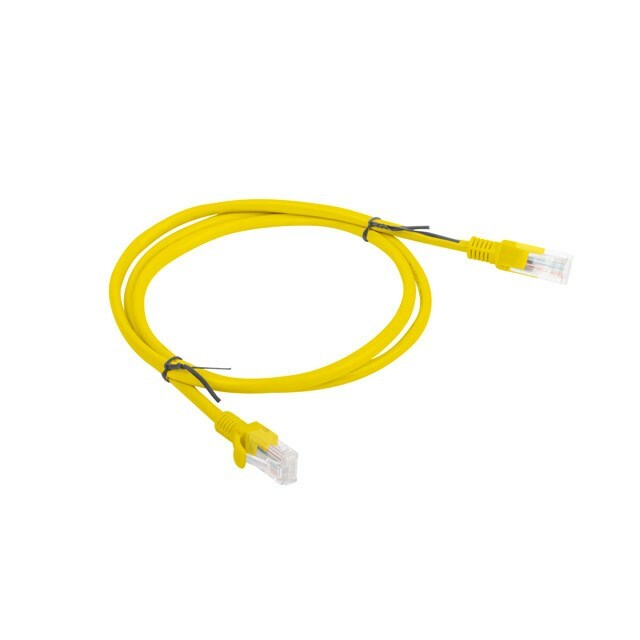 LANBERG  PCU6-10CC-0100-Y networking cable Yellow 1