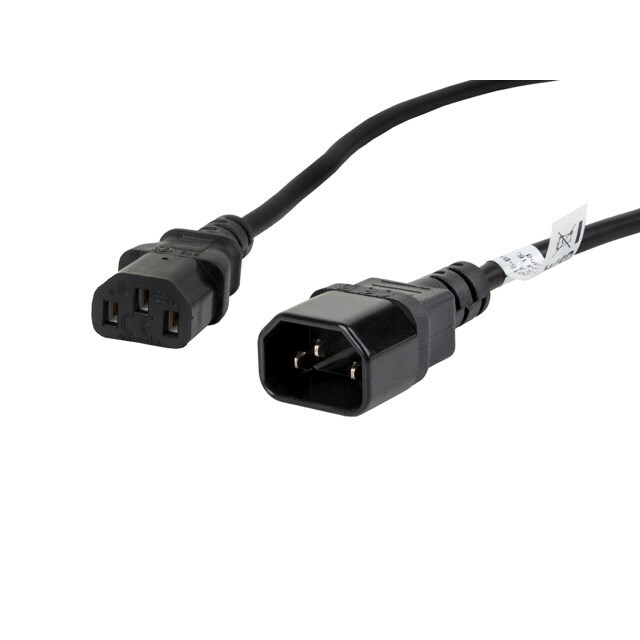 LANBERG Power cord extension cord IEC