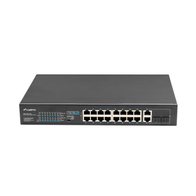 LANBERG RSFE-16P-2C-250 network switch Unmanaged Gigabit