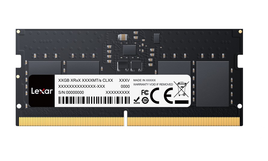 LEXAR  Laptop Memory DDR5 SODIMM 24GB(124GB)/5600