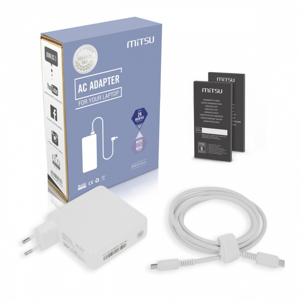 Mitsu Laptop power adapter / charger