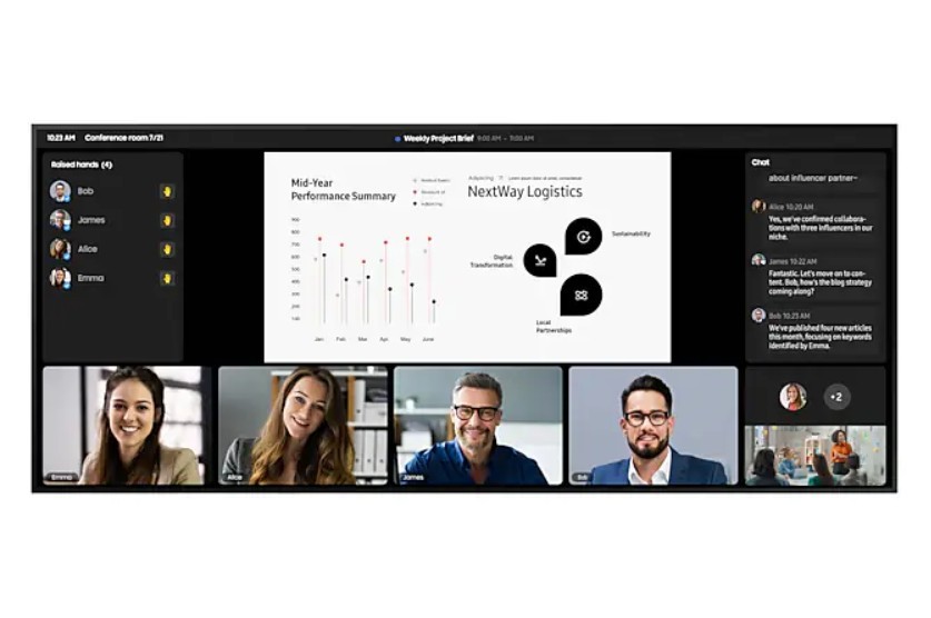 SAMSUNG  Large format monitor 105 inches