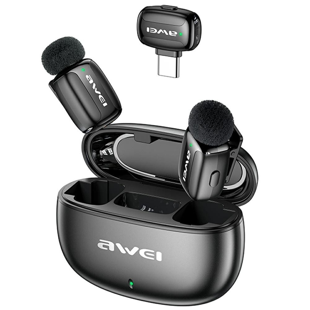 AWEI  Lavalier microphone MK5 Duo Ai-Voice