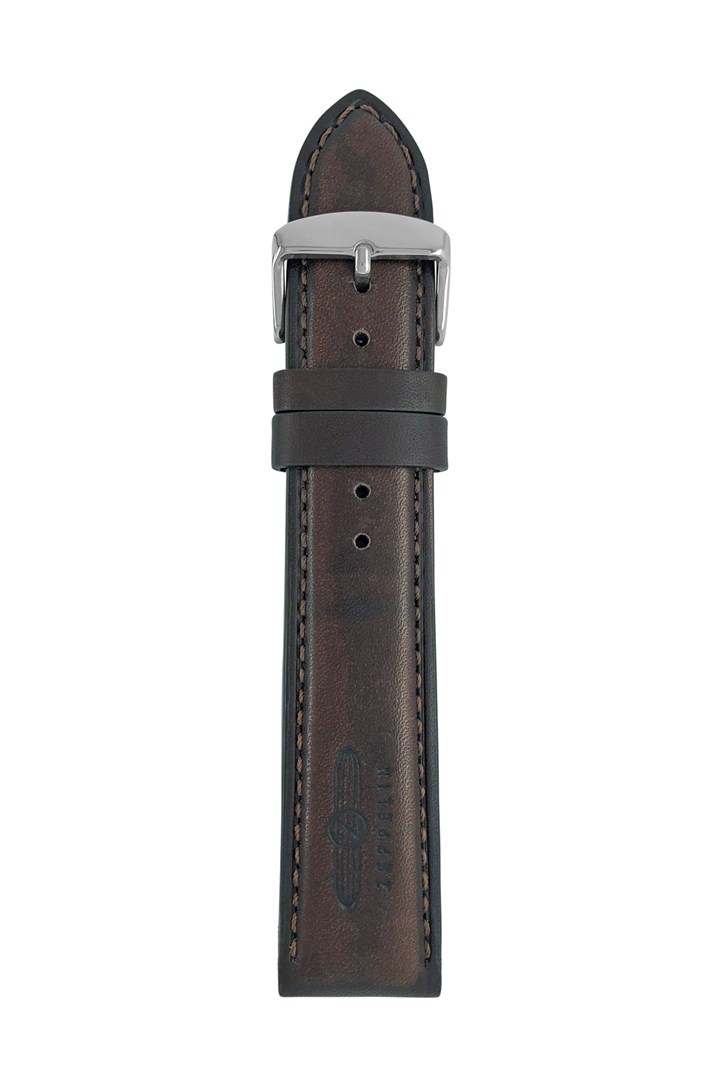 Zeppelin Leather strap brown, 22 mm