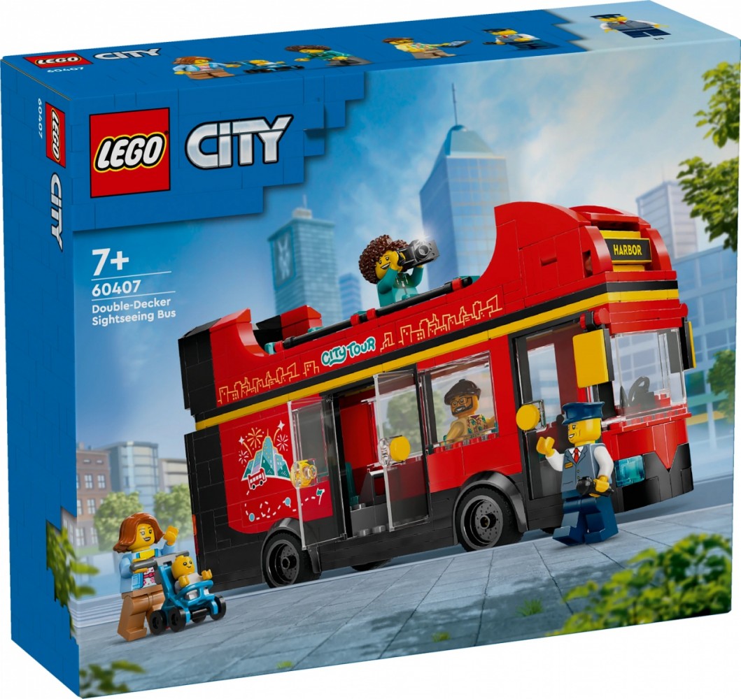 LEGO City 60407 Red Double-Decker Sightseeing