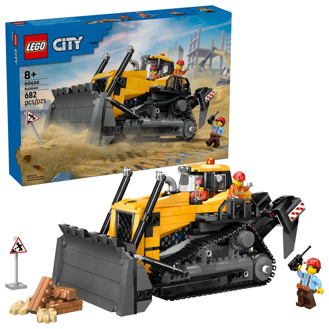 LEGO  CITY 60466 Yellow Bulldozer |