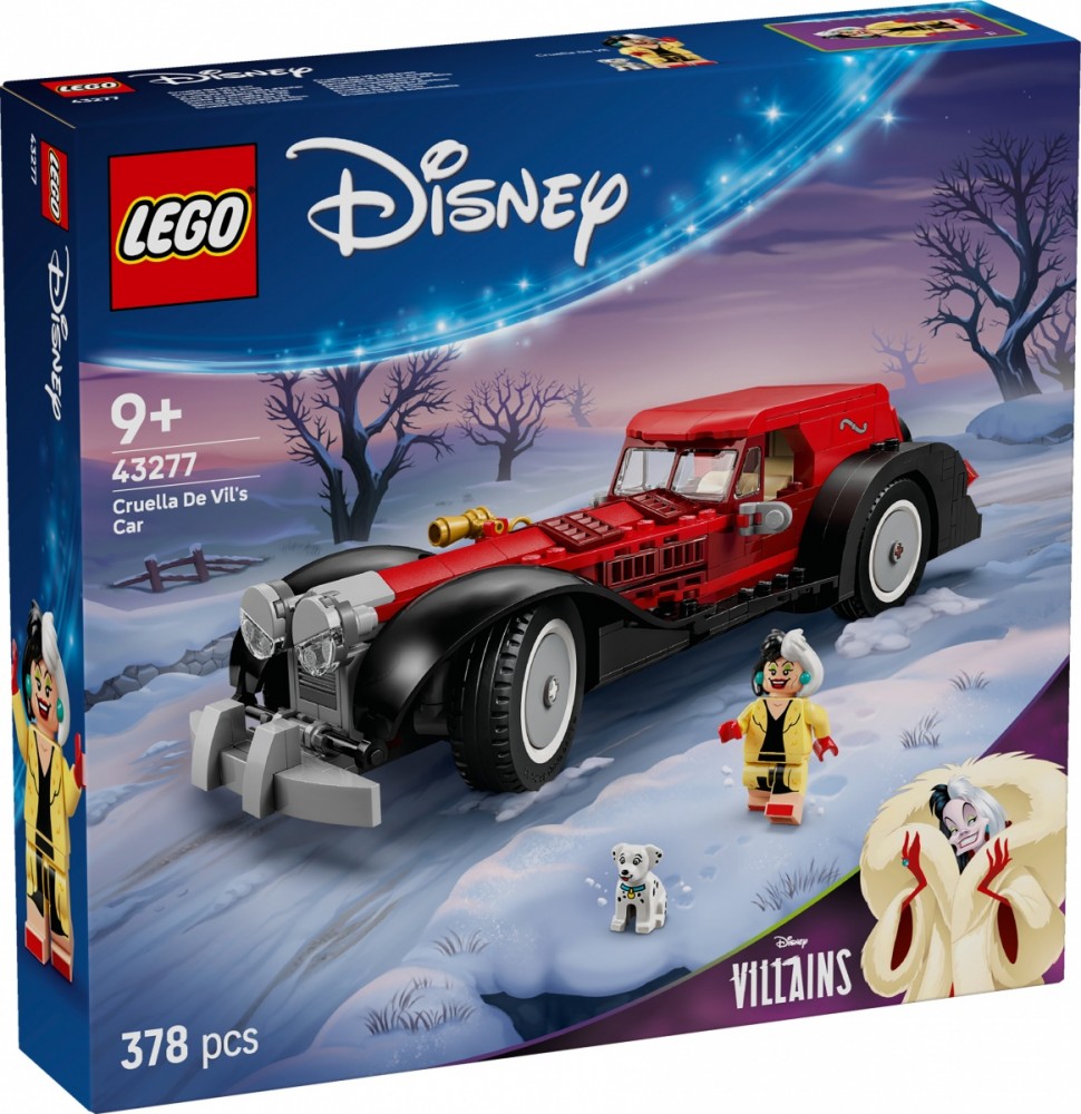 LEGO   Disney 43277 Cruella De Vils