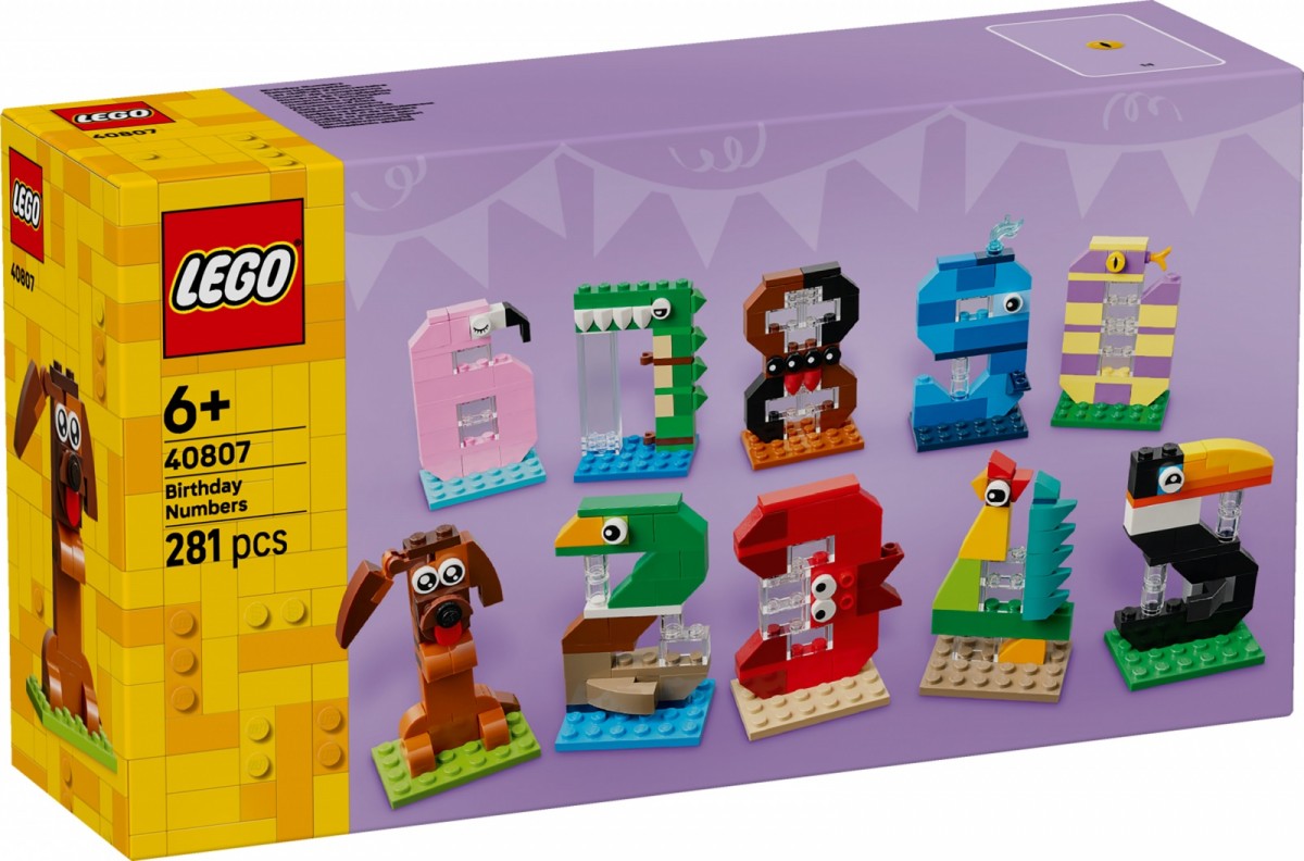 LEGO   Iconic 40807 Birthday Numbers |