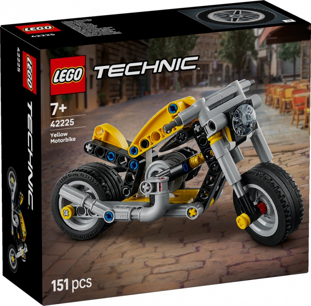 LEGO Technic 42225 Yellow Motorbike |