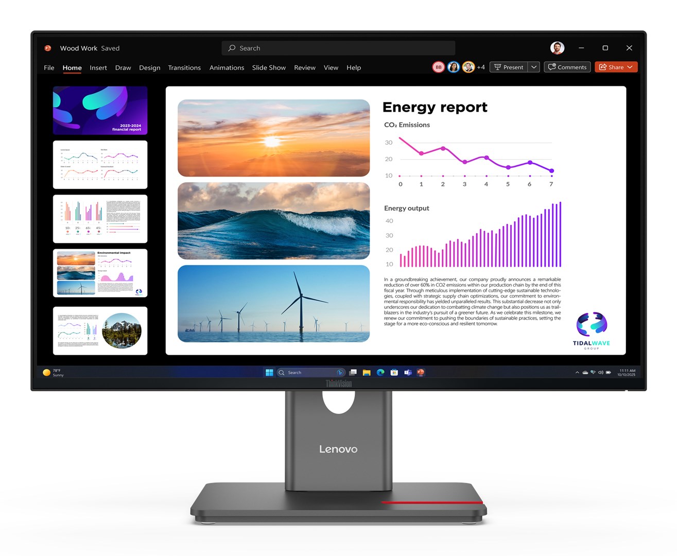 Lenovo  ThinkVision P24Q-40 Monitor | 64B2GAT1EU