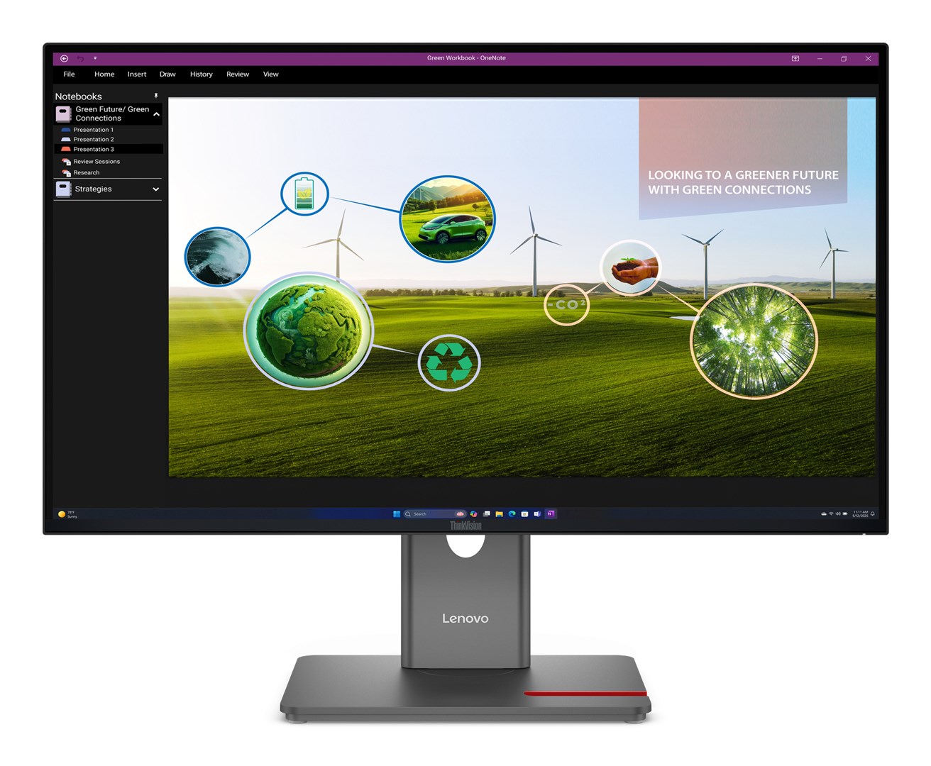 Lenovo  ThinkVision P27Q-40 Monitor | 64A7ZAT6EU