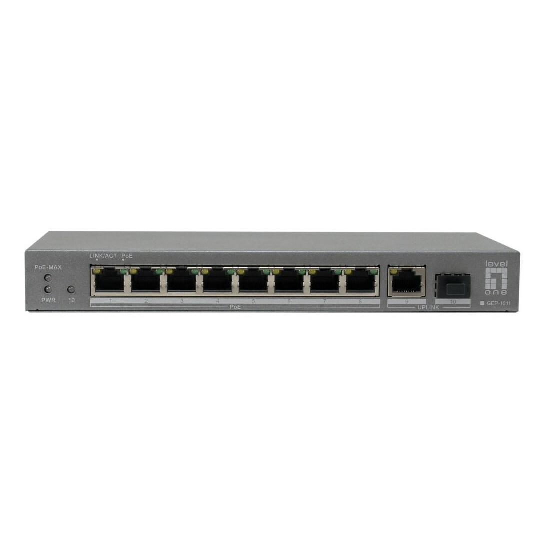 No name LevelOne 10-Port Gigabit PoE