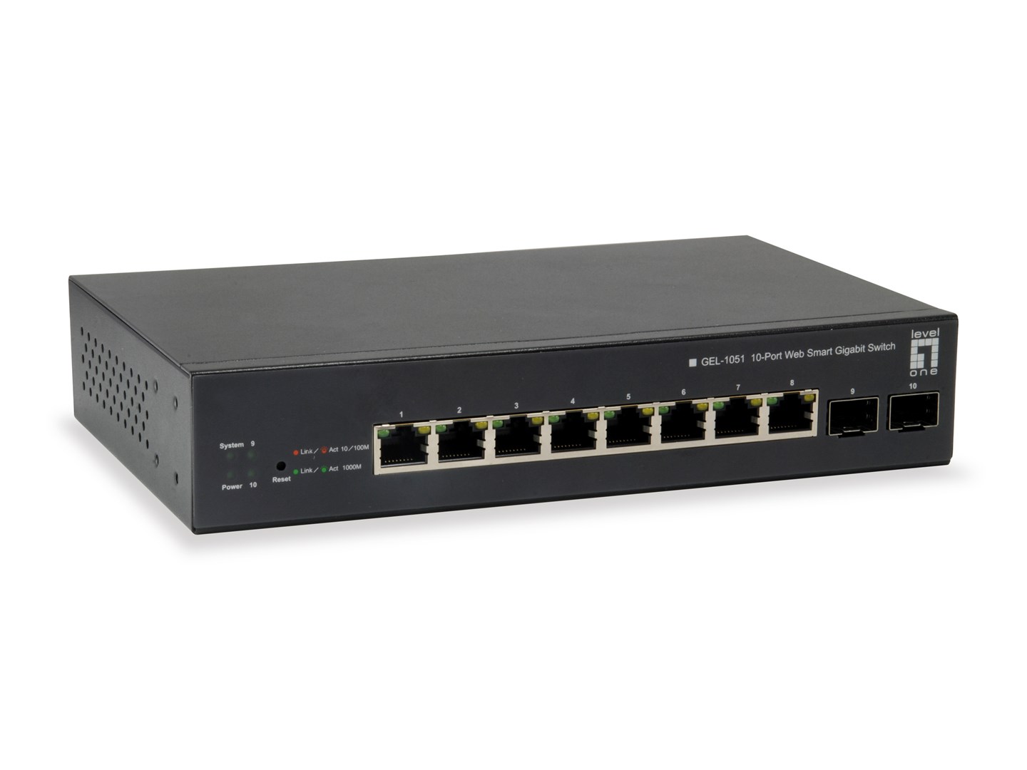 No name LevelOne 10-Port Web Smart