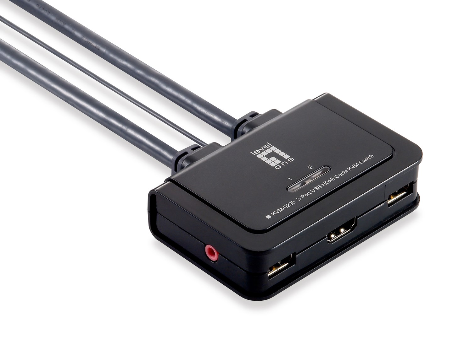 Lenovo LevelOne 2-Port USB HDMI Cable