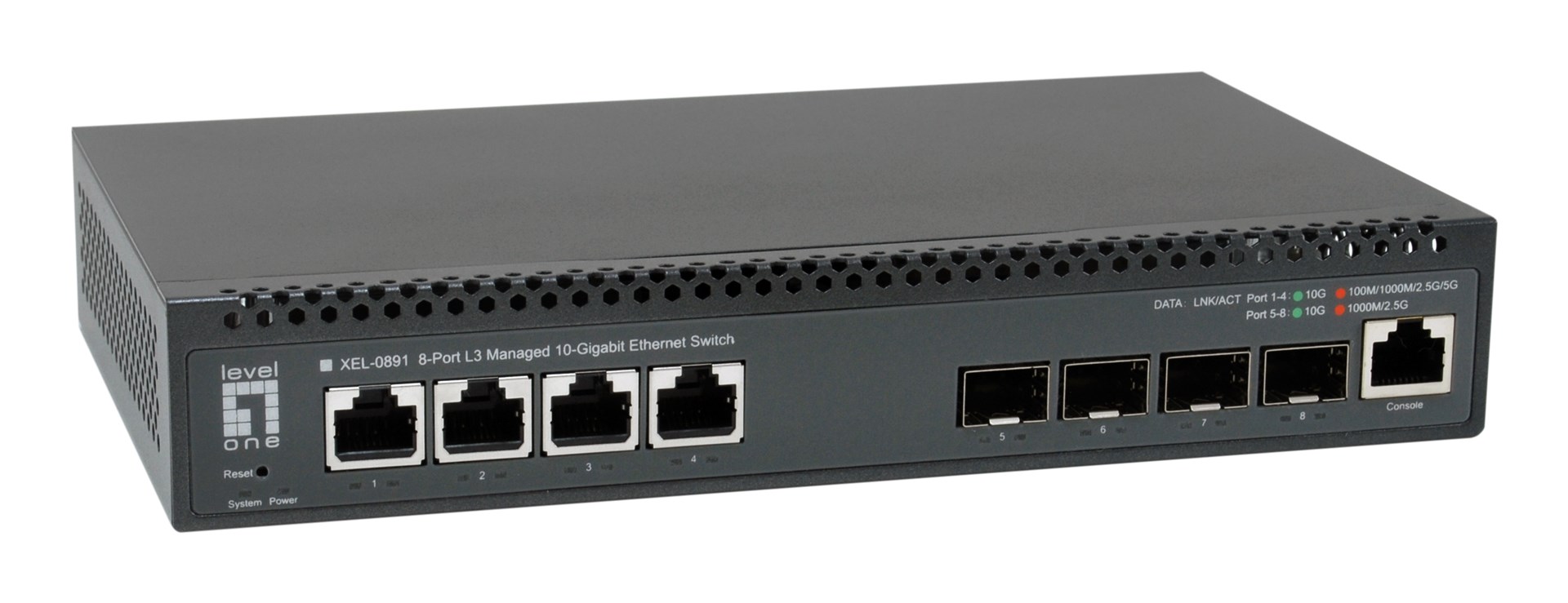 No name LevelOne 8-Port L3 Managed