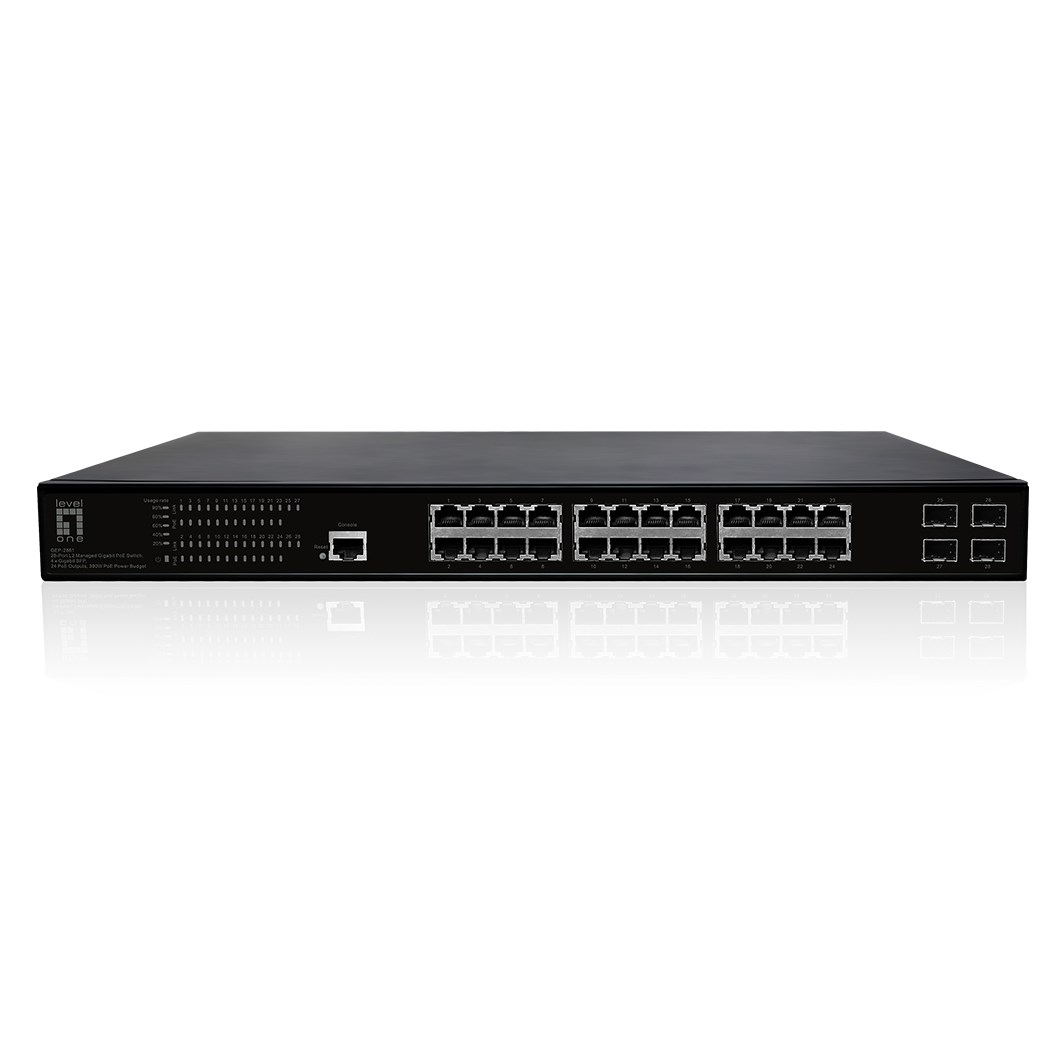 No name LevelOne GEP-2861 network switch