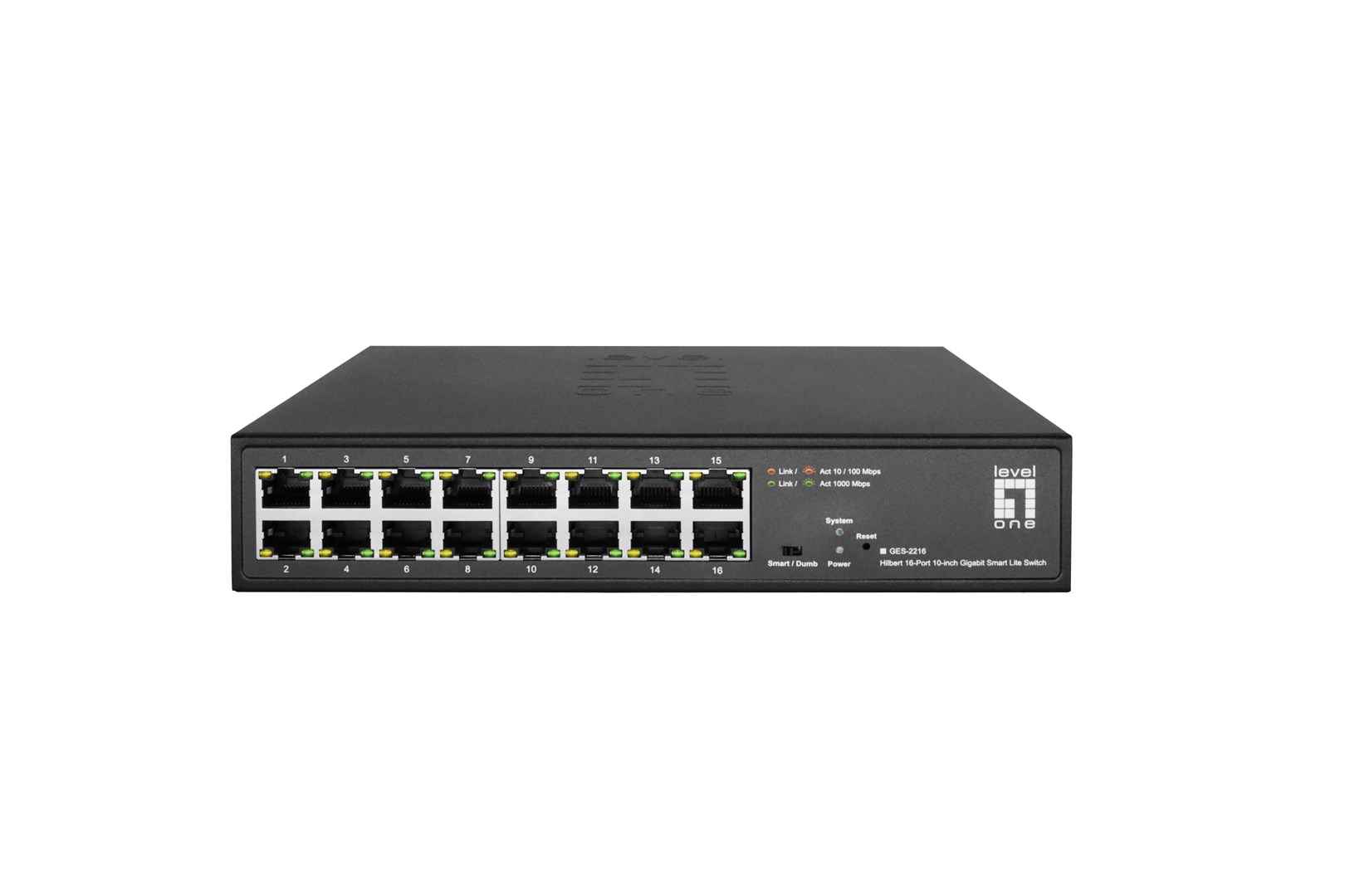 No name LevelOne Hilbert 10" 16-Port