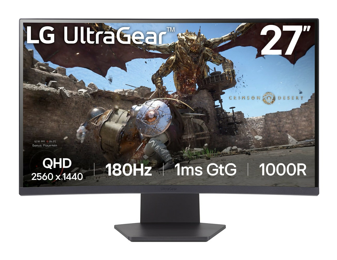 LG  Electronics Monitor 27GS60QC-B 27 inches