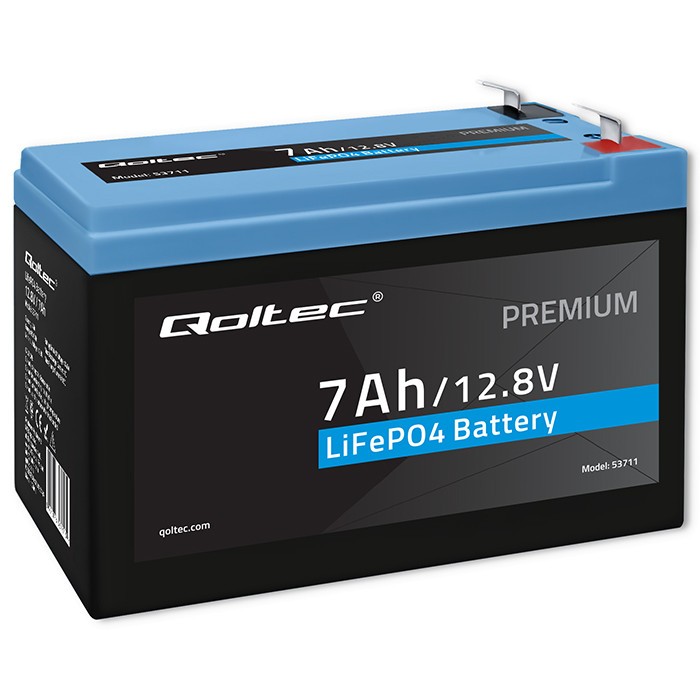 Qoltec  LiFePO4 battery 12.8V 7Ah