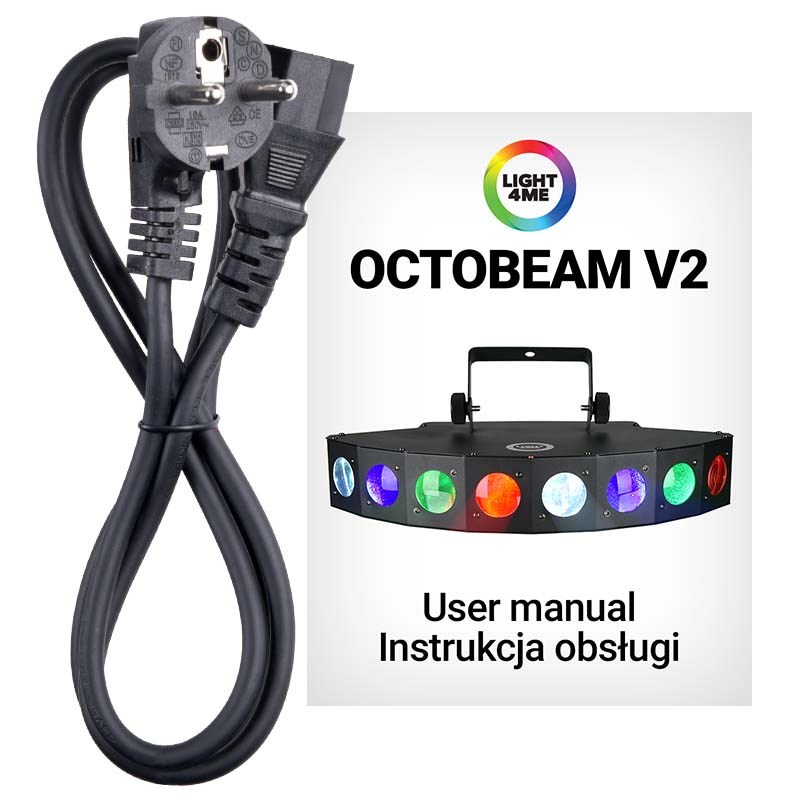 Light4Me OCTOBEAM V2 disco effect LED