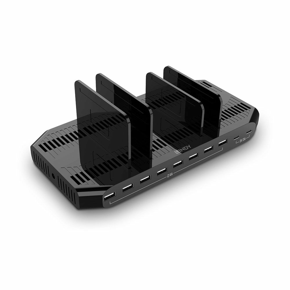 LINDY 120W 10 Port USB Charging
